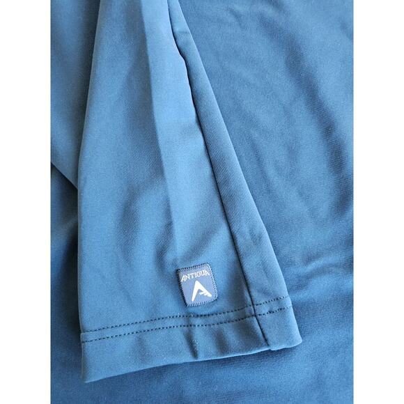 ANTIGUA PHILADELPHIA EAGLES 1/4 Zip Pullover Mens Large Green Fleece Jacket 2XL - Picture 3 of 9